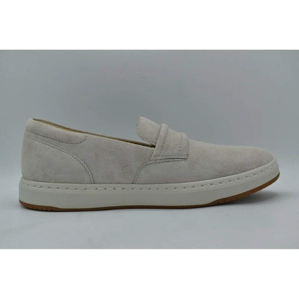 Dansko Womens EU 39 Josephine Suede Taupe Slip On Sneakers Loafers Shoes